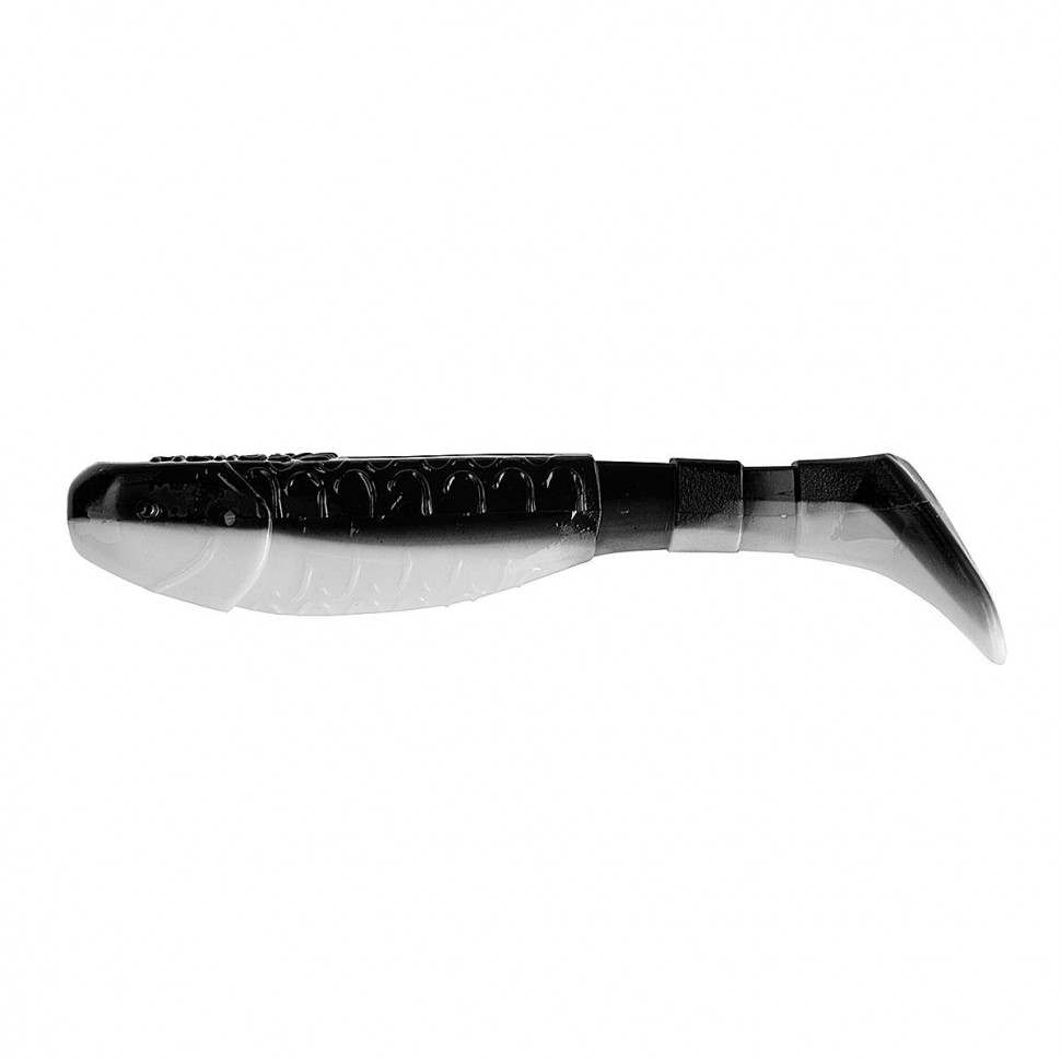 Виброхвост Helios Chubby 3,55"/9 см, цвет Black & White 5 шт HS-4-023 , 